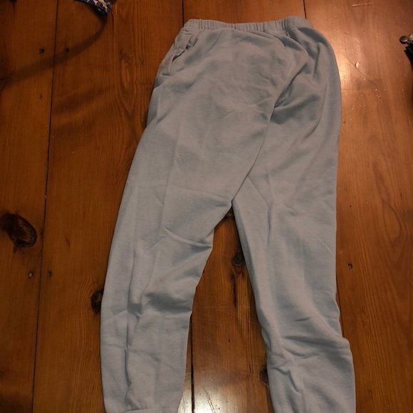 Powder Blue Roots Sweatpants - Picture 4 of 4